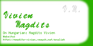 vivien magdits business card